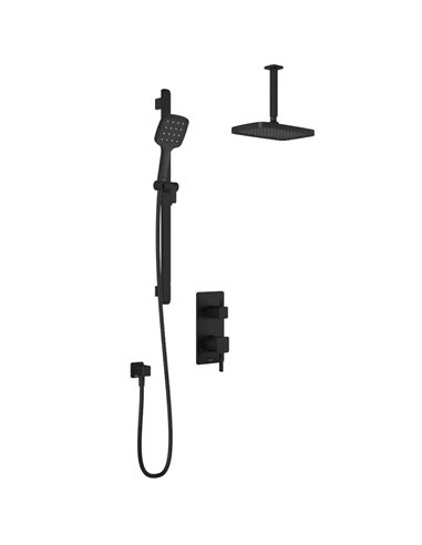 Kalia Squareone TD2 Plus Aquatonik T/P With Diverter Shower System With Vertical Ceiling Arm