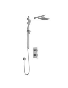 Kalia Squareone TD2 Aquatonik T/P With Diverter Shower System With Wallarm