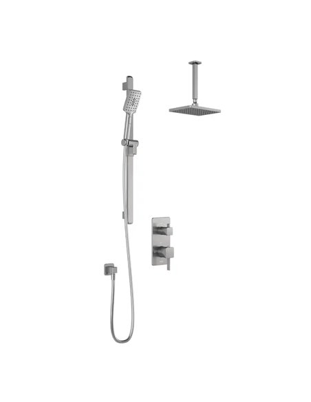 Kalia Squareone TD2 Aquatonik T/P With Diverter Shower System With Vertical Ceiling Arm