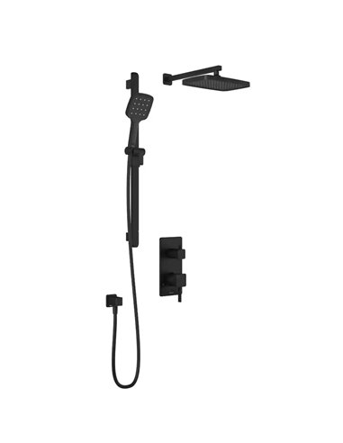 Kalia Squareone TD2 Plus Aquatonik T/P With Diverter Shower System With Wallarm