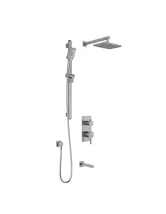 Kalia Squareone TD3 Aquatonik T/P With Diverter Shower System With Wallarm