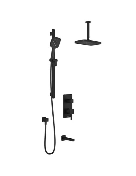Kalia Squareone TD3 Plus Aquatonik T/P With Diverter Shower System With Vertical Ceiling Arm