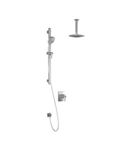 Kalia Grafik TCD1 Aquatonik T/P Coaxial Shower System With Vertical Ceiling Arm