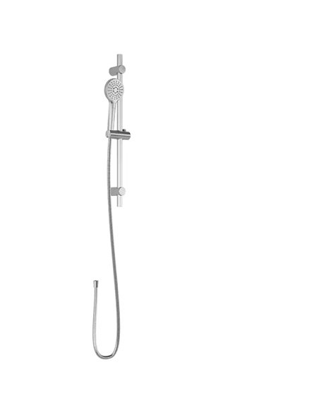 Kalia Basico 2-Jet Handshower, Wallbar And 60" Flexible Metal Hose Assembly