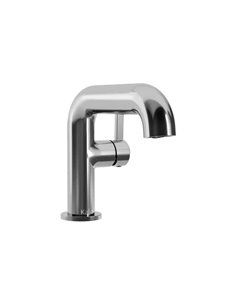 Kalia Basico Single Hole Lavatory Faucet With Side-Mounted Lever Handle, Push Drain And Overflow