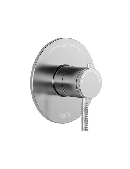 Kalia Preciso 2-Way Aquatonik Type T/P 1/2" Coaxial Valve With Diverter And Round Decorative Trim