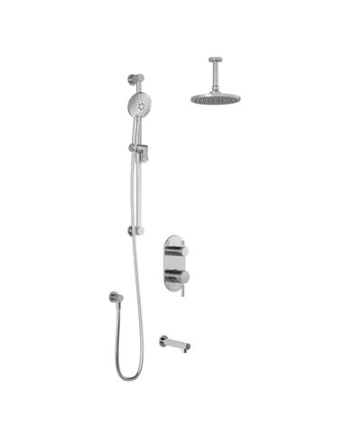 Kalia Preciso TD3 Aquatonik T/P With Diverter Shower System With Vertical Ceiling Arm