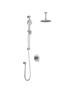 Kalia Preciso TCD1 Aquatonik T/P Coaxial Shower System With Vertical Ceiling Arm