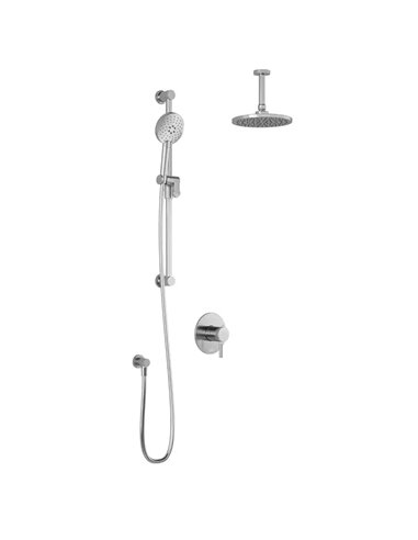 Kalia Preciso TCD1 Aquatonik T/P Coaxial Shower System With Vertical Ceiling Arm