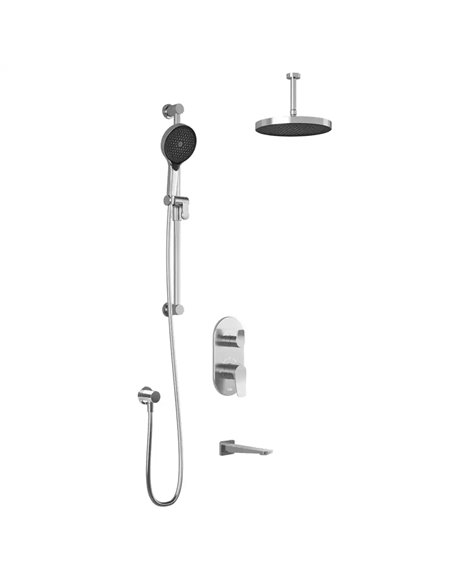 Kalia Moroka TD3 Plus Aquatonik T/P With Diverter Shower System With Vertical Ceiling Arm