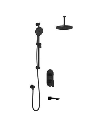 Kalia Moroka TD3 Plus Aquatonik T/P With Diverter Shower System With Vertical Ceiling Arm