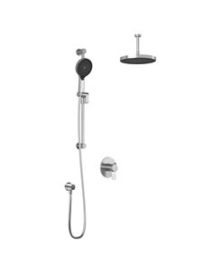Kalia Moroka TCD1 Plus Aquatonik T/P Coaxial Shower System With Vertical Ceiling Arm