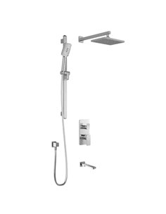 Kalia Kareo TD3 Aquatonik T/P With Diverter Shower System With Wallarm