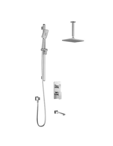 Kalia Kareo TD3 Aquatonik T/P With Diverter Shower System With Vertical Ceiling Arm