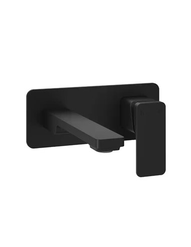 Kalia Kareo Wallmount Lavatory Faucet With Push Drain With Overflow