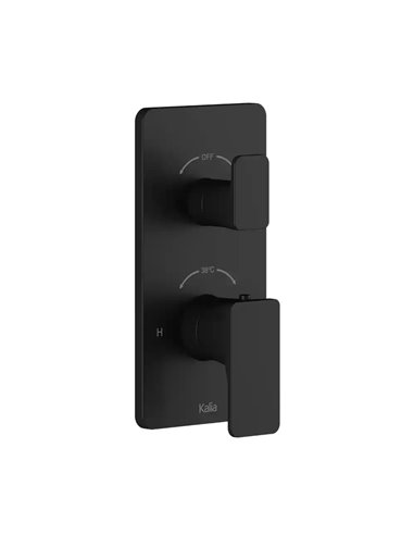 Kalia Kareo 2-Way Aquatonik Type T/P 1/2" Valve With Diverter And Round Decorative Trim