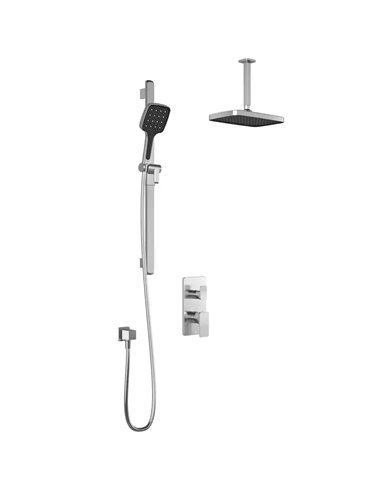 Kalia Kareo TD2 Plus Aquatonik T/P With Diverter Shower System With Vertical Ceiling Arm