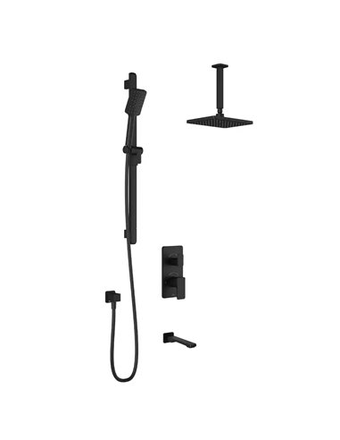 Kalia Kareo TD3 Aquatonik T/P With Diverter Shower System With Vertical Ceiling Arm