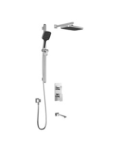 Kalia Kareo TD3 Plus Aquatonik T/P With Diverter Shower System With Wallarm