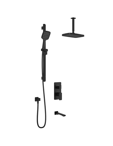Kalia Kareo TD3 Plus Aquatonik T/P With Diverter Shower System With Vertical Ceiling Arm