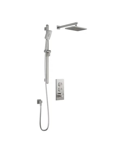 Kalia Moroka TB2 Aquatonik T/P Push-Button Shower System With Wallarm
