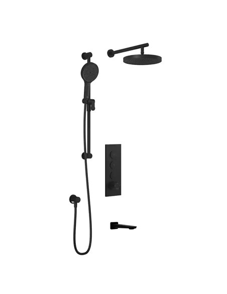 Kalia Moroka TB3 Plus Aquatonik T/P Push-Button Shower System With Wallarm