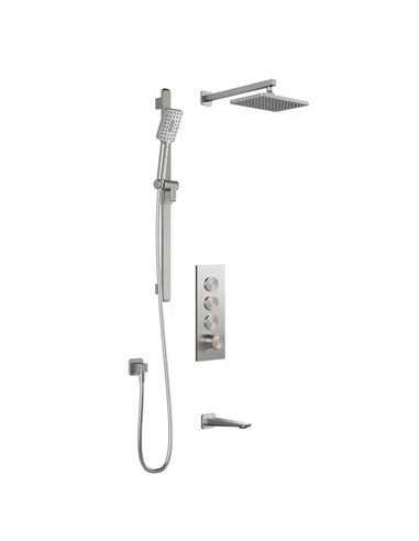 Kalia Moroka TB3 Aquatonik T/P Push-Button Shower System With Wallarm