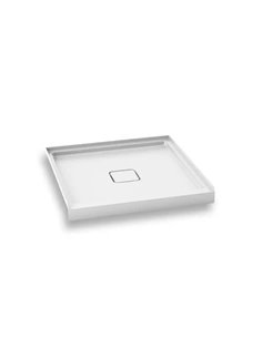 Kalia Kover 36X36 Square Acrylic Shower Base 36X36 With Integrated Tiling Flanges On 3 Sides