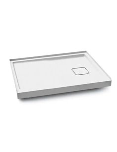 Kalia Kover 48X32 Rectangular Acrylic Shower Base 48X32 With Right Drain And Integrated Tiling Flange On 3 Sides