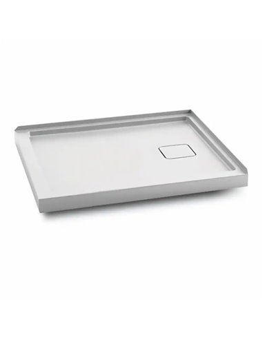 Kalia Kover 48X32 Rectangular Acrylic Shower Base 48X32 With Right Drain And Integrated Tiling Flange On 2 Sides