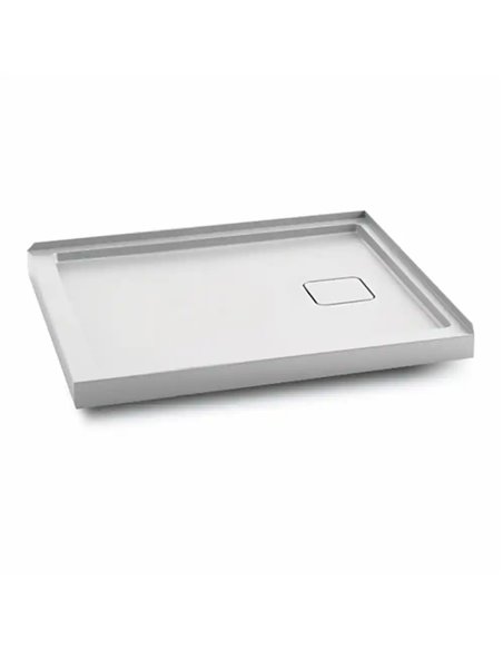 Kalia Kover 48X32 Rectangular Acrylic Shower Base 48X32 With Right Drain And Integrated Tiling Flange On 2 Sides