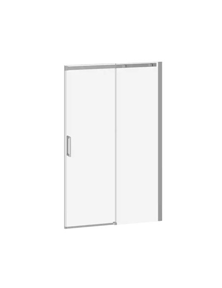 Kalia Vivio Alcove Sliding Shower Door 2 Panels 48"X75" Clear Duraclean Glass