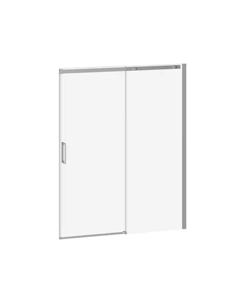 Kalia Vivio Alcove Sliding Shower Door 2 Panels 60"X75" Clear Duraclean Glass