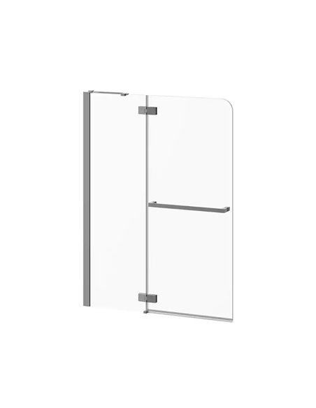 Kalia Pratika Bath Shield 42"' X 56" Clear Duraclean Glass