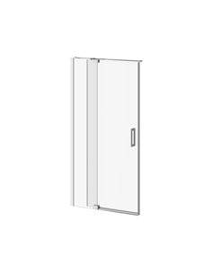 Kalia Distink With Kaliaprotek 42"X77" 2-Panel Pivot Shower Door Duraclean Glass With Film For Alcove Installation