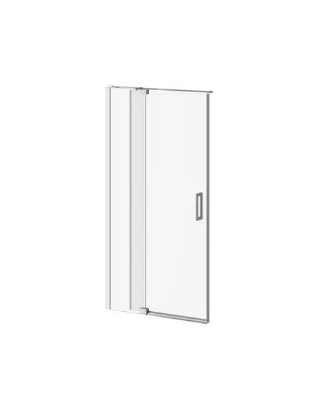Kalia Distink With Kaliaprotek 42"X77" 2-Panel Pivot Shower Door Duraclean Glass With Film For Alcove Installation
