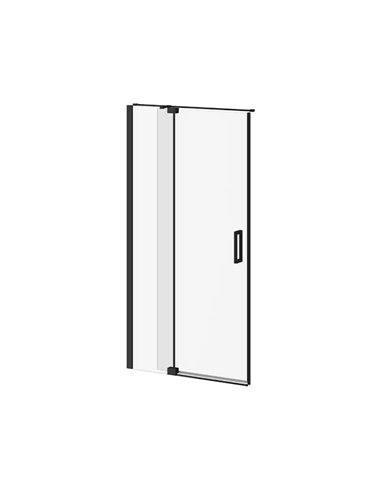 Kalia Distink With Kaliaprotek 42"X77" 2-Panel Pivot Shower Door Duraclean Glass With Film For Alcove Installation