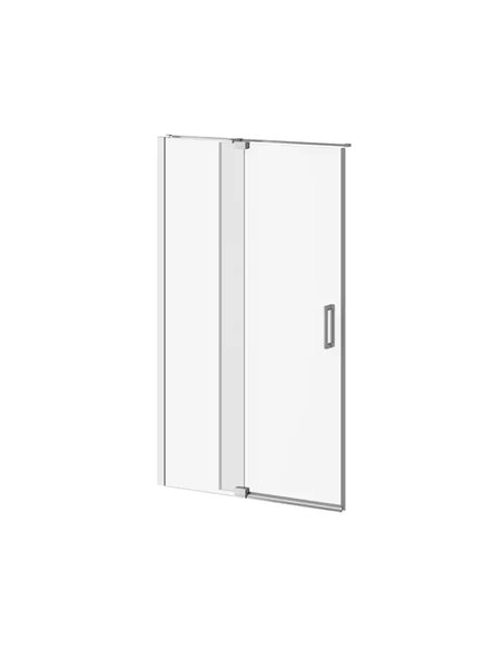 Kalia Distink With Kaliaprotek 48"X77" 2-Panel Pivot Shower Door Duraclean Glass With Film For Alcove Installation