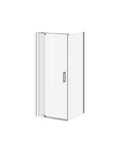 Kalia Distink With Kaliaprotek (Box 1 Of 2)36"X77" 2-Panel Pivot Shower Door Duraclean Glass With Film For Corner Installation