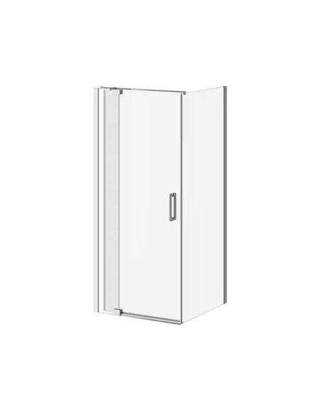Kalia Distink With Kaliaprotek (Box 1 Of 2)36"X77" 2-Panel Pivot Shower Door Duraclean Glass With Film For Corner Installation