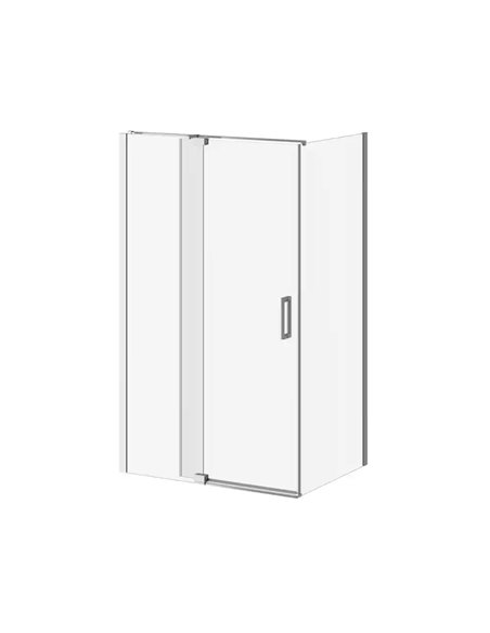 Kalia Distink With Kaliaprotek (Box 1 Of 2)48"X77" 2-Panel Pivot Shower Door Duraclean Glass With Film For Corner Installation