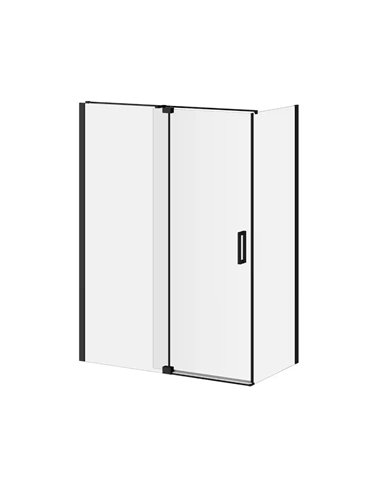 Kalia Distink With Kaliaprotek (Box 1 Of 2)60"X77" 2-Panel Pivot Shower Door Duraclean Glass With Film For Corner Installation