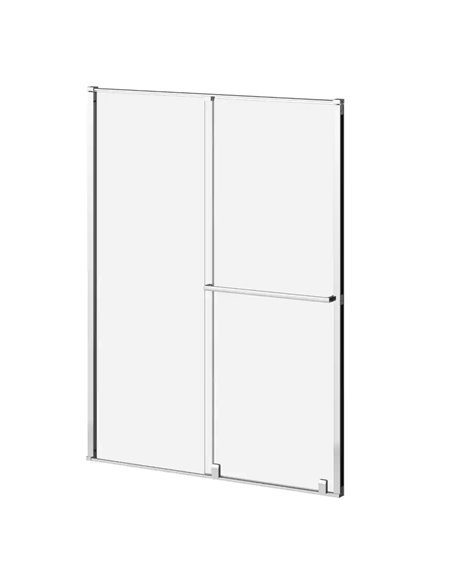 Kalia Balancia (Box 2 Of 2) 60"X79" Sliding Shower Door Duraclean Glass - Mobile Panel For Alcove Installation Bright