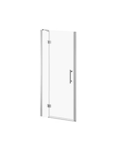 Kalia Enkel 2-Panel Pivot Shower Door 36"X74" For Alcove Installation Clear Glass