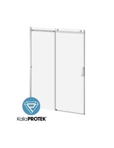 Kalia K3 With Kaliaprotek (Box 2 Of 2)60"X77" Alcove Sliding Shower Door - Fixed Panel Clear Glass