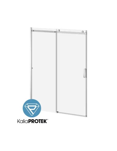 Kalia K3 With Kaliaprotek (Box 2 Of 2)60"X77" Alcove Sliding Shower Door - Fixed Panel Clear Glass