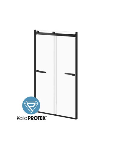 Kalia Akcess 2.0 With Kaliaprotek 2-Panel Sliding Shower Door Alcove Installation 48"X79" Reversible Clear With Film Glass