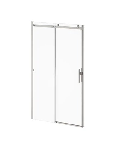 Kalia Koncept Evo With Kaliaprotek 48"X77" Sliding Shower Door Duraclean Glass With Protective Film - Fixed Panel And Mobile Pan