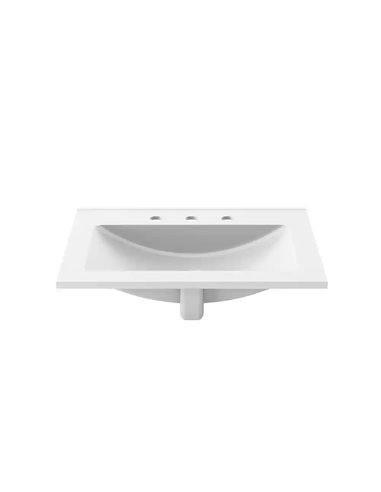Kalia Kalm Castylat Lavatory - Bathroom Sink (3 Holes For Widespread Faucet)
