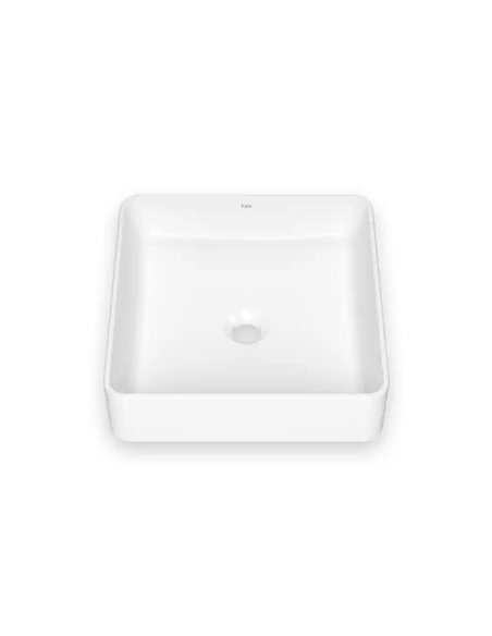 Kalia Urba Square Porcelain Washbasin With Neopur Coating For Drop-In Installation